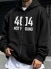 2026 New unisex Casual Fashion Versatile Style Zipper Hoodie with  "404 NOT FOUND" Error Code Print, Letter Graphic Pattern Design - Casual Pullover w