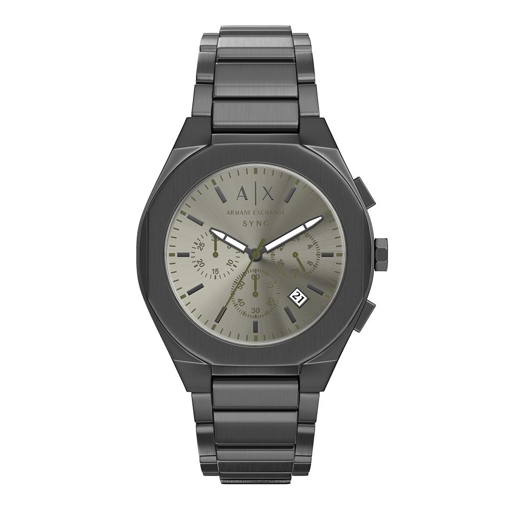 

Armani Exchange Sync Chronograph Men S Metal Watch Ax4296 AX4296