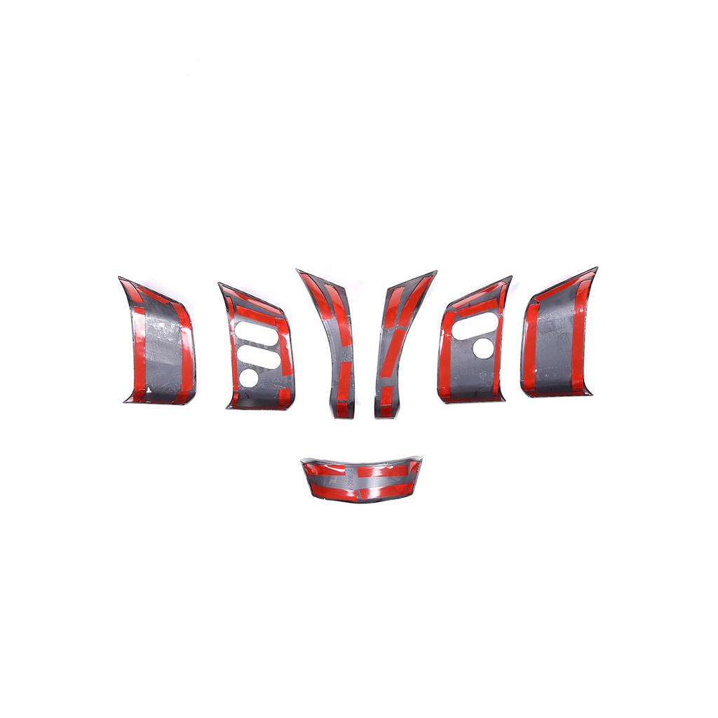 Steering Wheel ABS Carbon Fiber Cover Trim Bezel For Toyota FJ Cruiser 2007-21