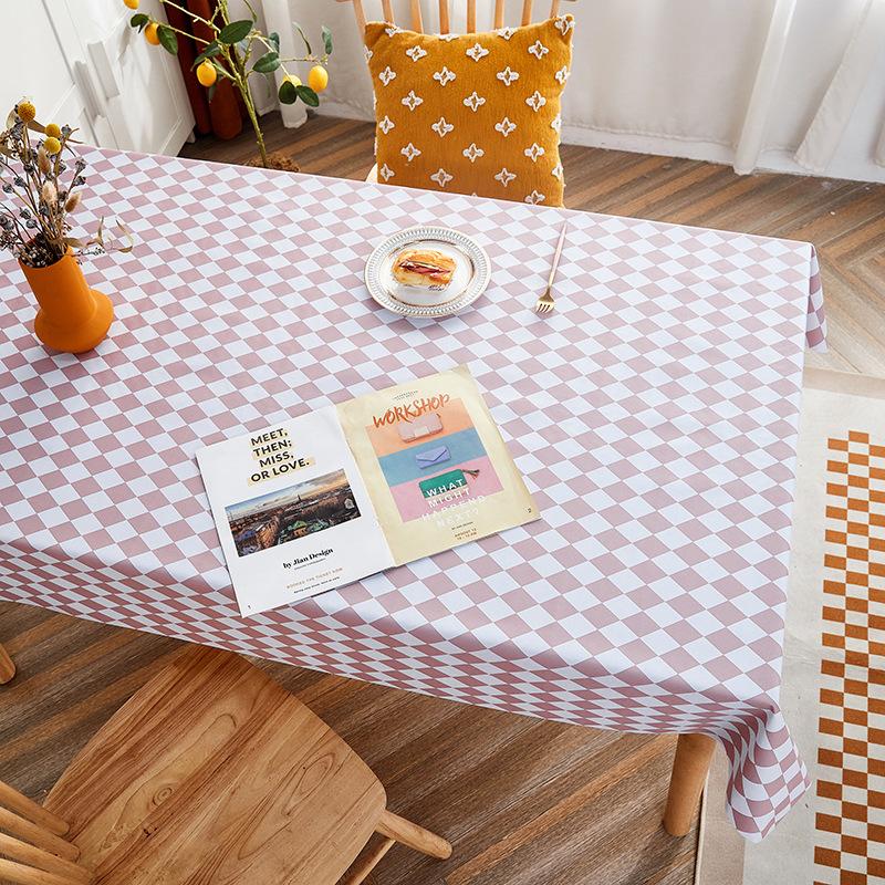 Country Style PVC Waterproof Oil-proof Non-washable Anti-ironing Rectangular Table Cloth Table Mat Home Kitchen Sullpies