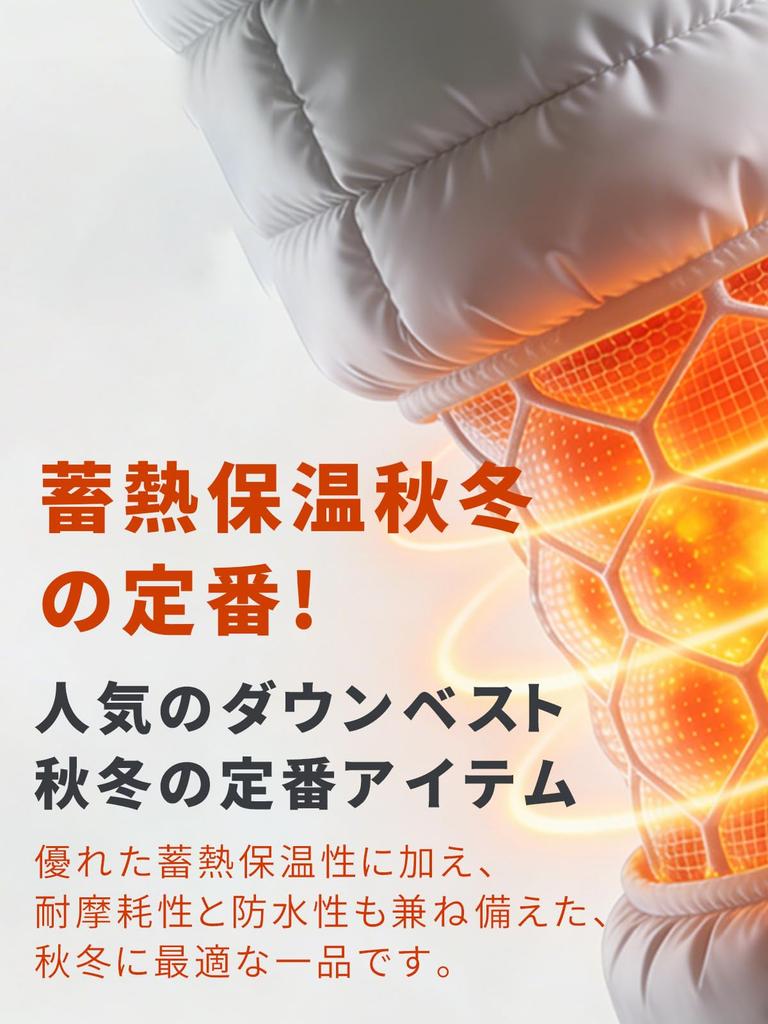 Arashiyama Men's Winter Down Vest, Riding Jacket Style, Warm Stand Collar, Loose Fit, Available in Multiple Colors, Golf Inner Down