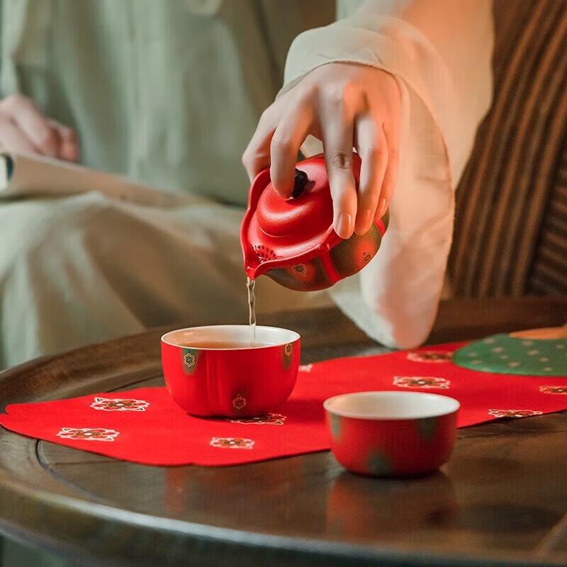 

Edenus Tang Palace Night Banquet Ceramic Travel Tea Set