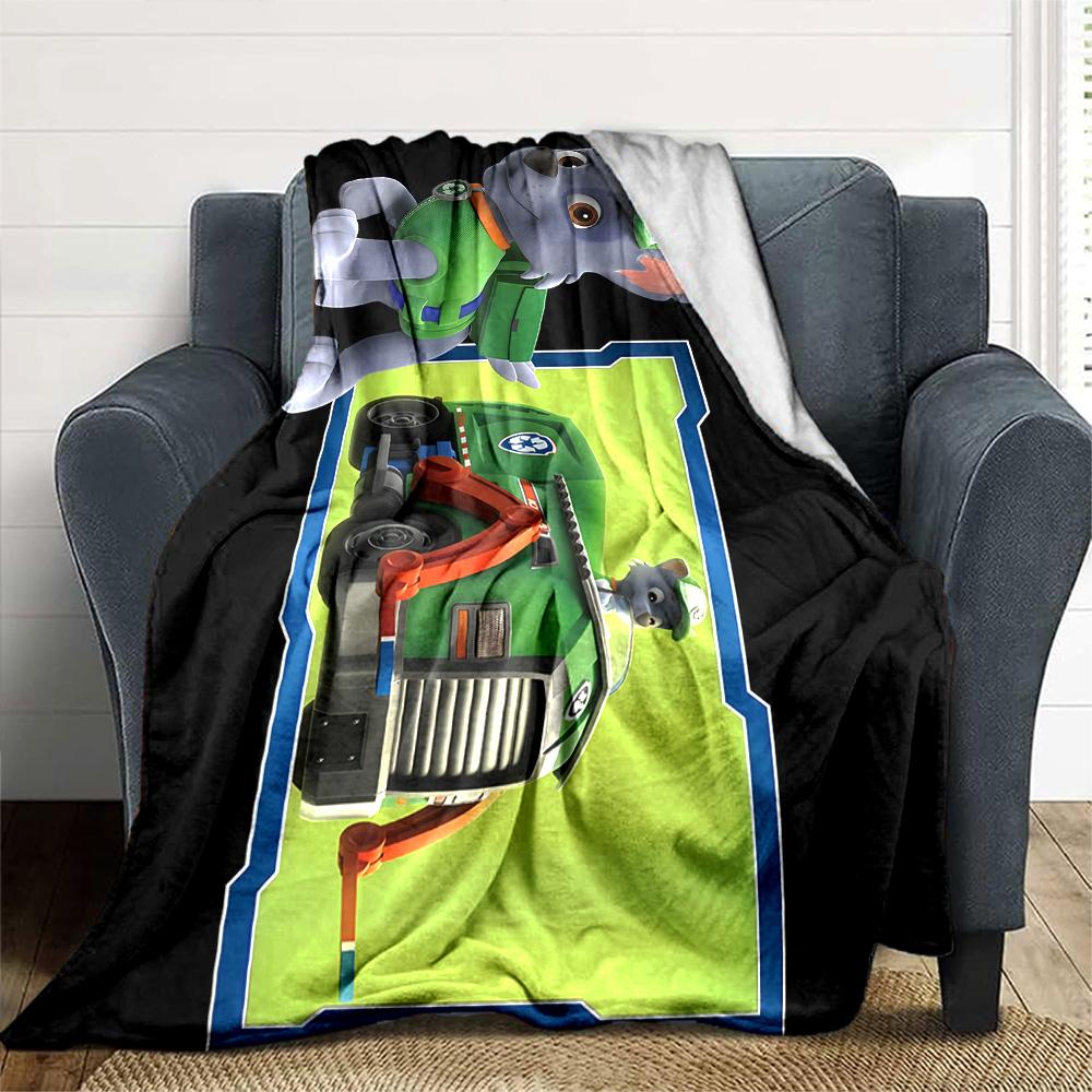 1pc Paw Paw10 Blanket, Gift, for Men and Women, Soft Blanket, Good for Sofa Bed Couch Travel, Lightweight Flannel Blanket