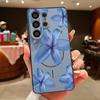 Lotus Sunflowers Pattern Case For Samsung Galaxy S26 Ultra S25 Edge S24 Plus S23 FE S22 A17 A54 A55 A56 A57 5G Magnetic For Magsafe Matte Cover