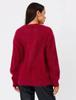 Women Mink Knitted Sweater Solid Color Cardigan Loose V Neck for Autumn Winter