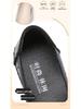 Genuine Leather Breathable Soft Sole Sandals for Middle-Aged & Elderly Women - Non-Slip Flat Heel