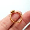 Stainless Steel 17mm Ring Base for DIY Diamonds - Adjustable Round Setting