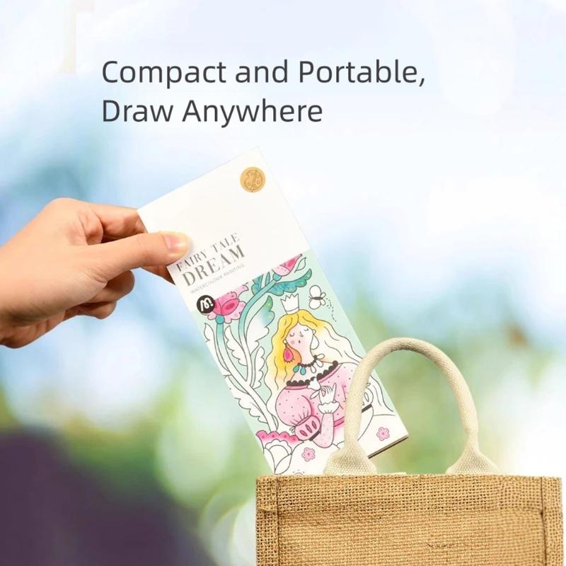 Reusable Water Drawing Book For Kids Safe Materials Disappears Dry Fantasy Themes Portable Designs
