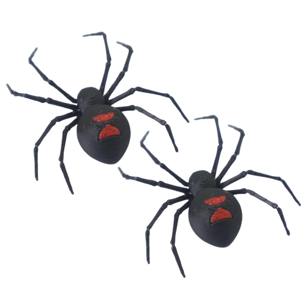 Halloween Spinnenmagnet 3D Spinnenmagnet 3D Magnetische Spinnen Dekorationen Realistische Halloween Scherz Requisiten Schwarz Falsch für Garage