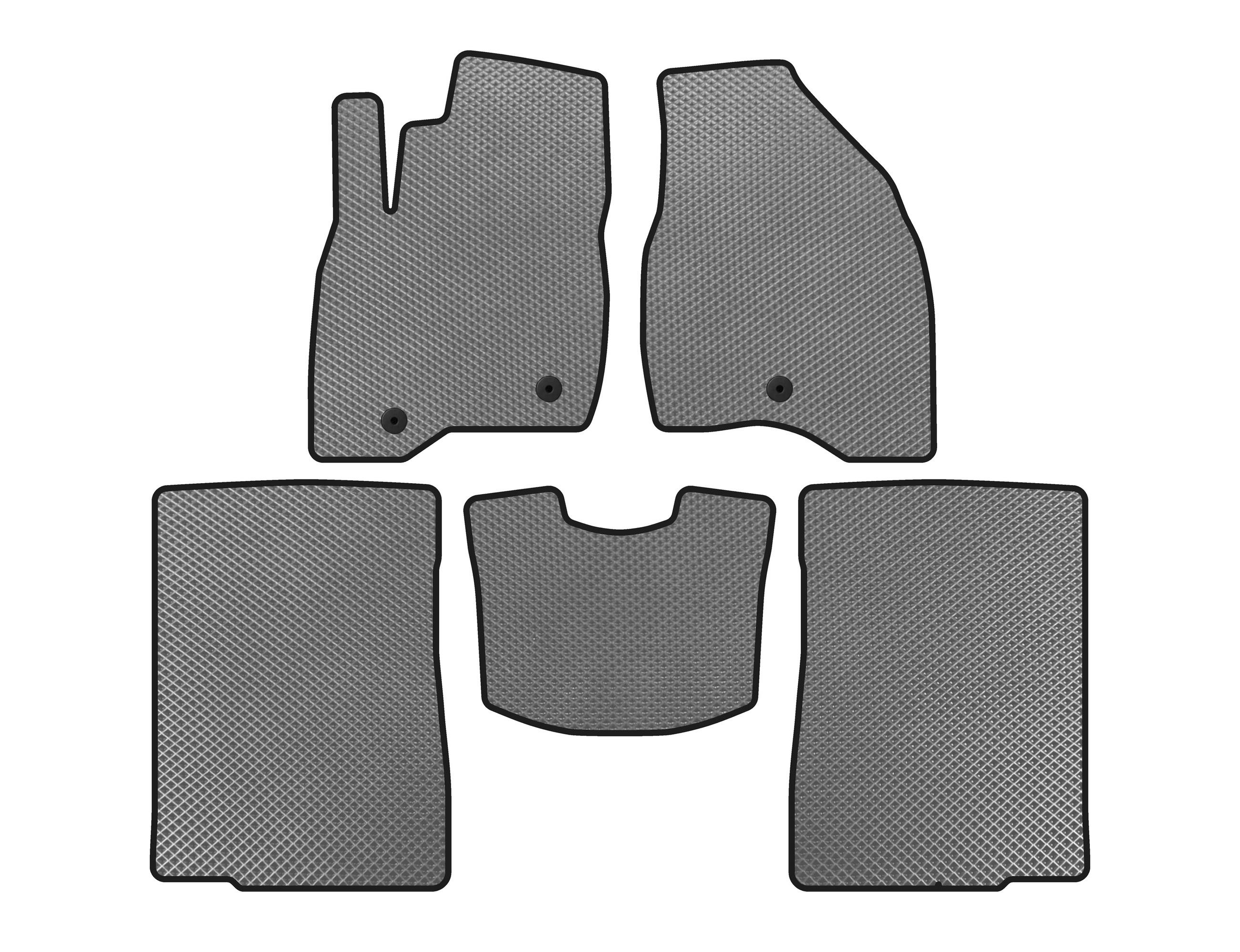 

EVA mats (2015-2017, 2 rows, 7-seater, Grey) for Ford Explorer
