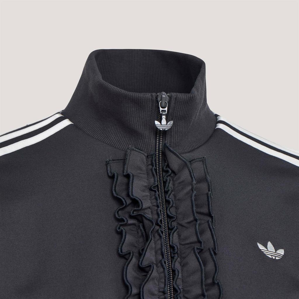 Adidas Originals Rüschenstrick Elegante Rüschen Sport Langarmjacke Damenjacke KU9387