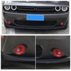 Car Front Fog Light Covers Lamp Trim for Dodge Challenger 2015- Accessories