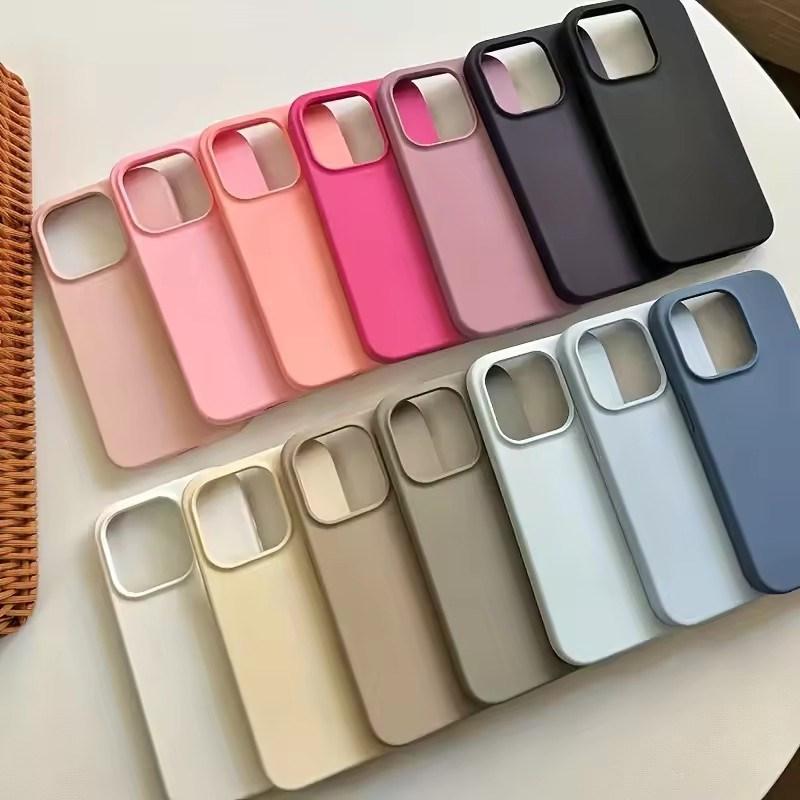 Official Liquid Silicone Phone Case For iPhone 17 16 15 14 13 12 11 Pro Max Soft Cases For iPhone Air 16E 15 14 Plus 12 13 Mini Cover