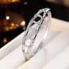 Fashionable Hollow Women's Light Luxury and High-end Versatile Zircon Trend Bracelet