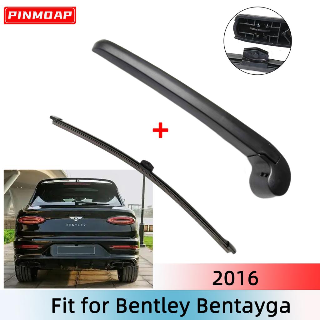 Rear Wiper Blade & Arm Set Kit For Bentley Bentayga 2016 Windshield Windscreen Rear Window
