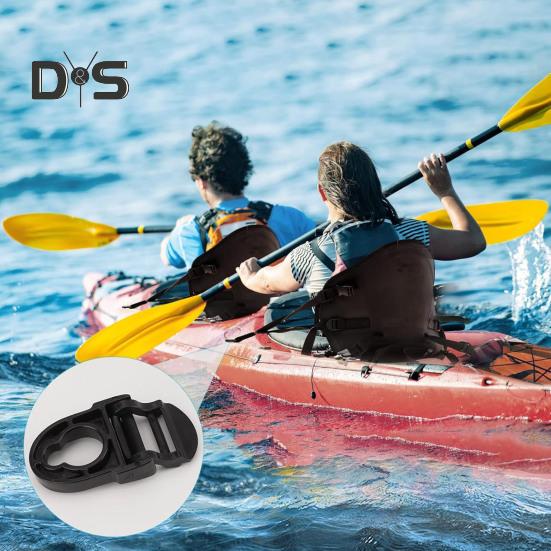 4 Stück Kajaksitz-Reparaturclips, Sitzgurt-Sicherheitsclips, Kajak-Zubehör, Kajaksitzhaken, Riegel, Ersatz, sichere Verbindung, Schnappschnalle