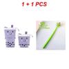 Cute Pencil Case Vertical Pencil Holder Retractable Makeup Case With Kawaii Smiling Face Pencil Case Free Funny Signature Pen