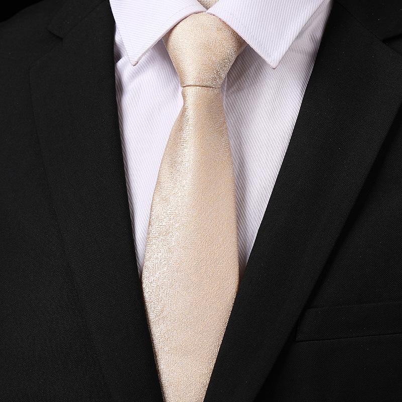 Fashion Versatile Casual Men And Women Retro Hong Kong Style Business Dress Groom Wedding Korean Version 8Cm Hand-Patterned Tie