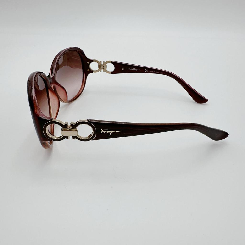 Salvatore Ferragamo 125 607 sunglasses plastic Red Women SF601S Used