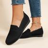 Women's European & American Mesh Flyknit Round Toe Flat Loafers - Casual Low-Cut Flats