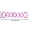 Flexible Yoga Stretch Band 7 Ring Silicone Elastic Stretcher Pull Up Assist Band  Gym Exercise