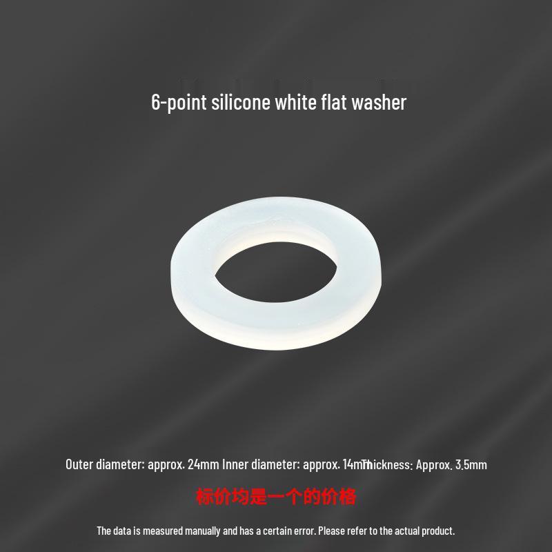 PTFE and Silicone/Nitrile Rubber Gaskets for Gas Pipe Sealing