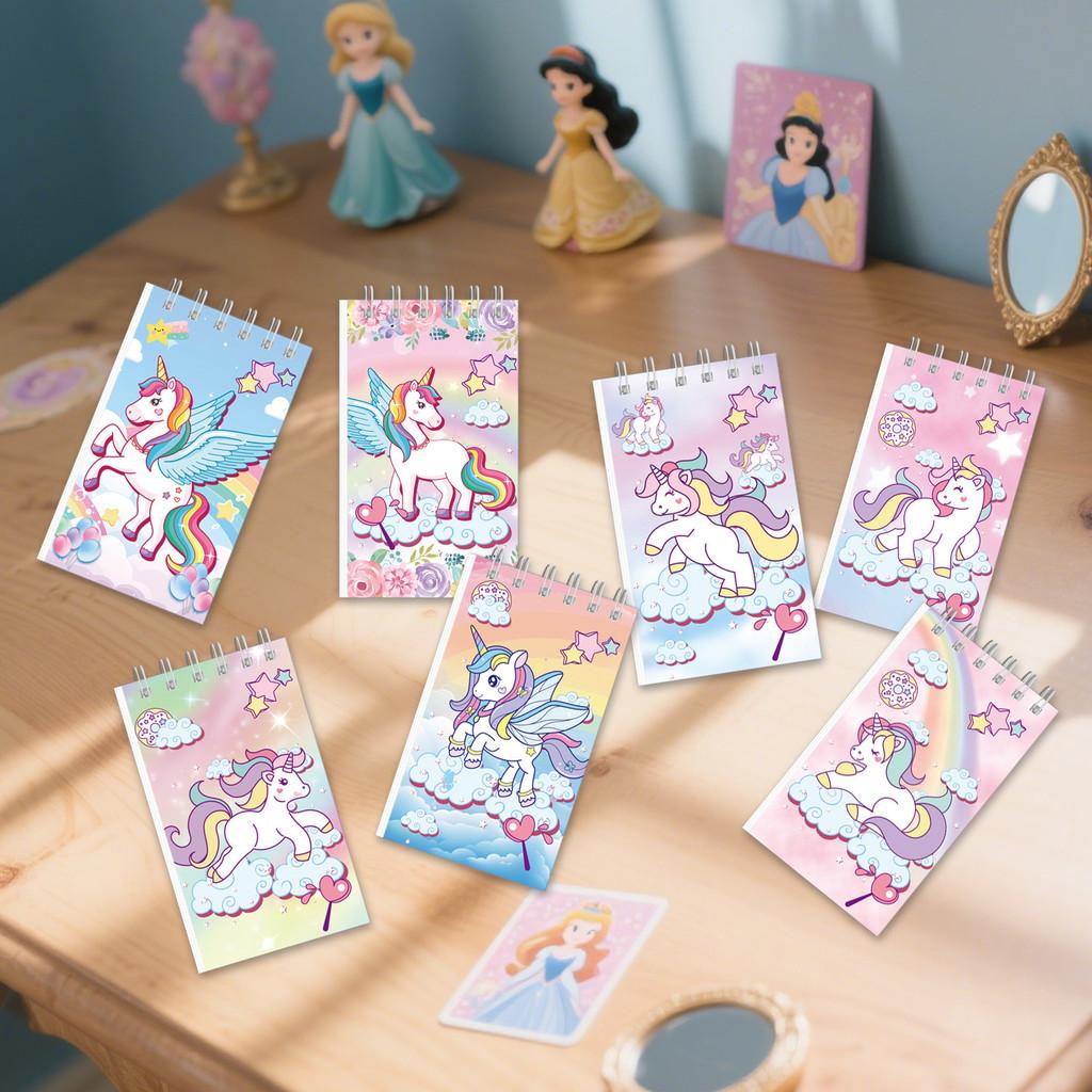 Unicorn Cartoon Rainbow Notebooks For Party Decoration And Student Journals