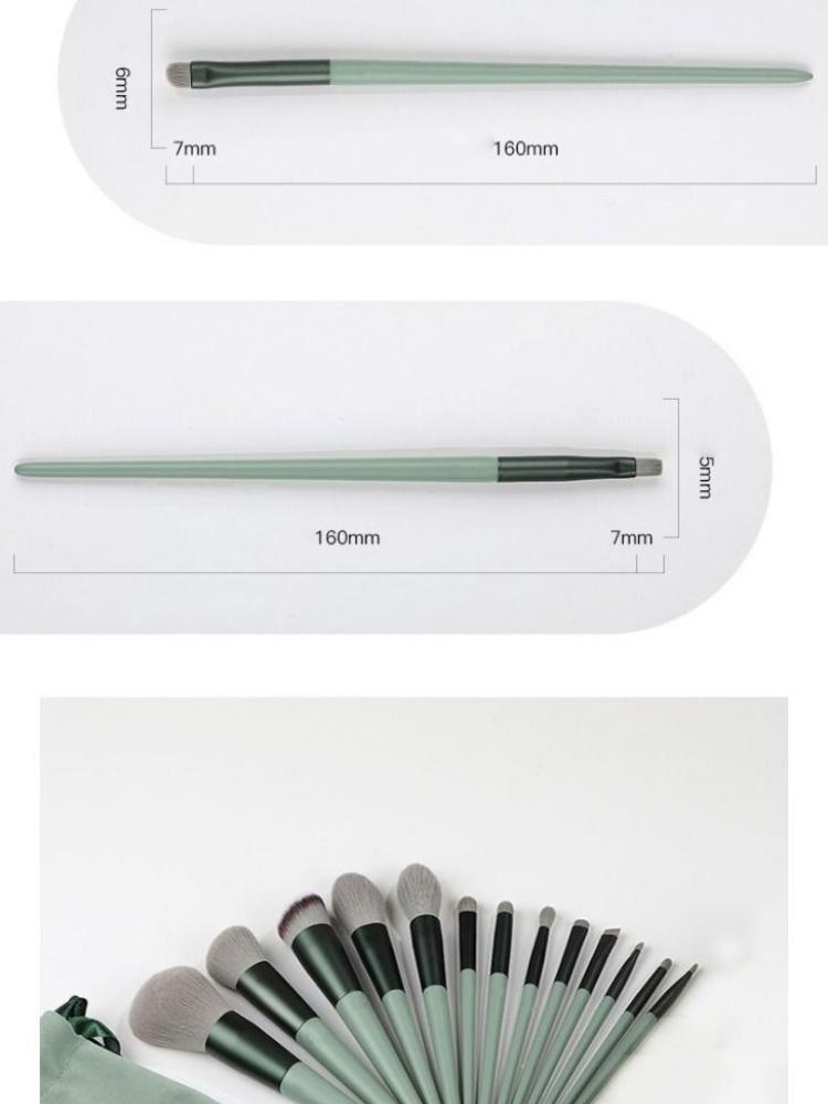 Profesjonalny zestaw pędzli do makijażu Soft Fur Beauty Highlighter Powder Foundation Korektor Wielofunkcyjny zestaw narzędzi kosmetycznych