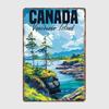 Vancouver Island Canada Travel Scenic Spot Poster Metal Plaques Tin Sign Home Decor Room Decoration Kitchen Wall Decor