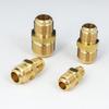 New Male to Male Brass Pipe Fitting Connector Straight 1/4" 3/8"1/2" Flare Connector 5/16" 5/8" 3/4" Pipe Fitting