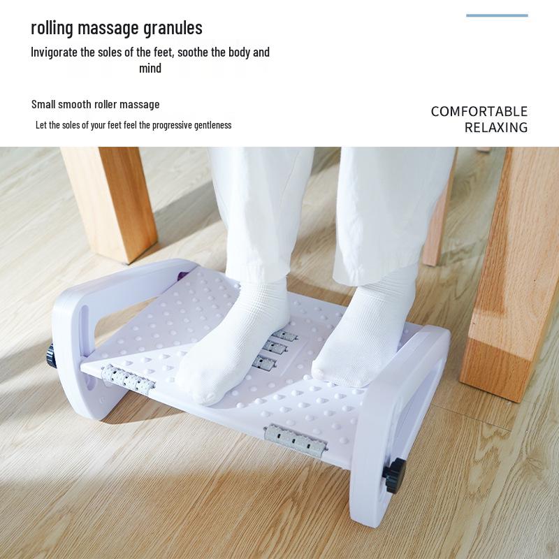 Adjustable Office Footrest Stool for Under Desk Anti-Leg-Crossing
