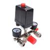Air Compressor Pressure Switch 175PSI Vertical Switch Manifold Regulator with Valve Control Regulato
