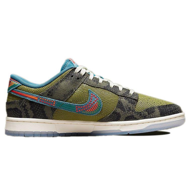 Nike Dunk Low SiEMPRE Familia Unisex Sneakers Green Carbon-Green Rift-Blue DO2160-335