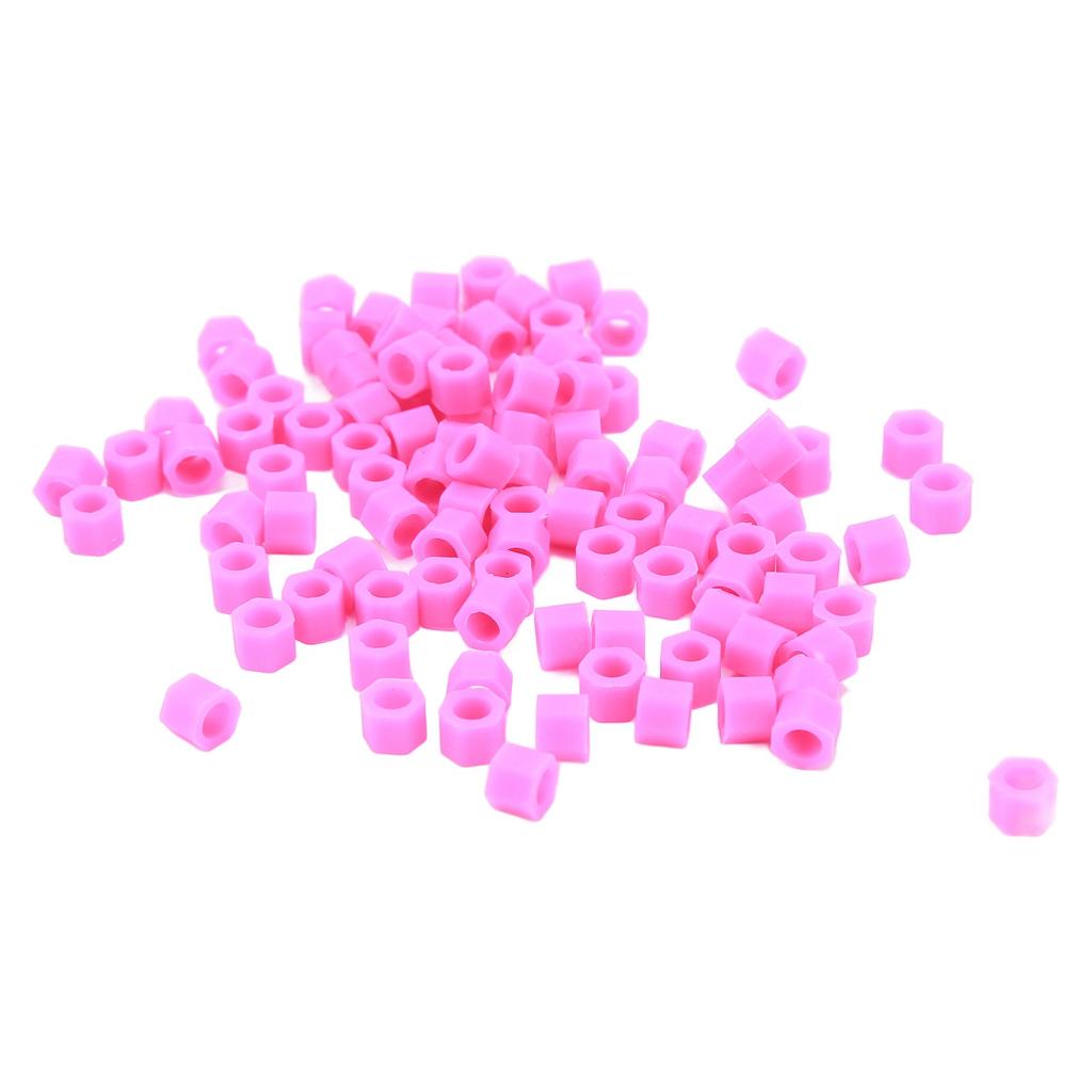 100pcs Dental Rings Small Purple Silicone Dental Instrument Rings Accessory Supplies for Marking