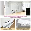 Versatility Aluminum Laptop Support, Ergonomically Desk Side Laptop Mount Under Desk Laptop Mount with Cooling Hole