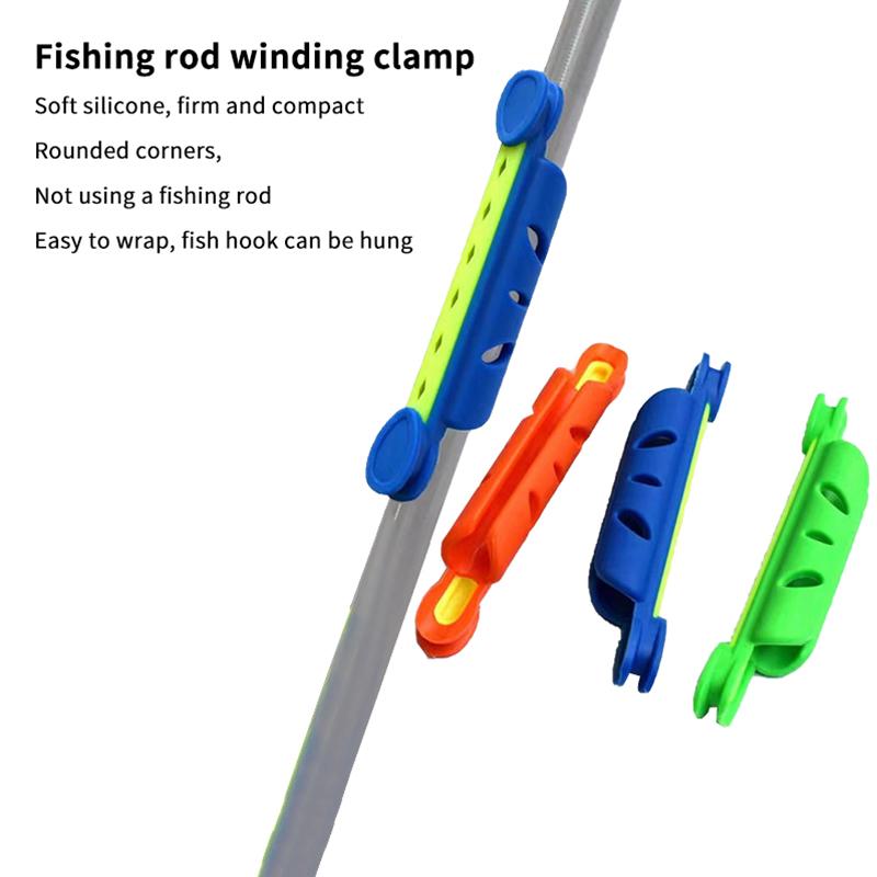 1Pcs Portable Fishing Coiling Clips Fishing Line Winding Board Plate Fishing Line Rod Spools Holder Management Tool