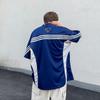 Men's V-Neck Motorcycle Style Embroidered Hip-hop Jersey