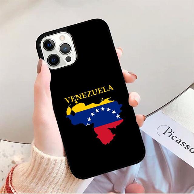 Venezuela Flag Coat Of Arms Phone Case for iPhone 17 Air 16 16e 15 Plus for Apple 13 11 12 14 Pro Max Cover Coque Fundas