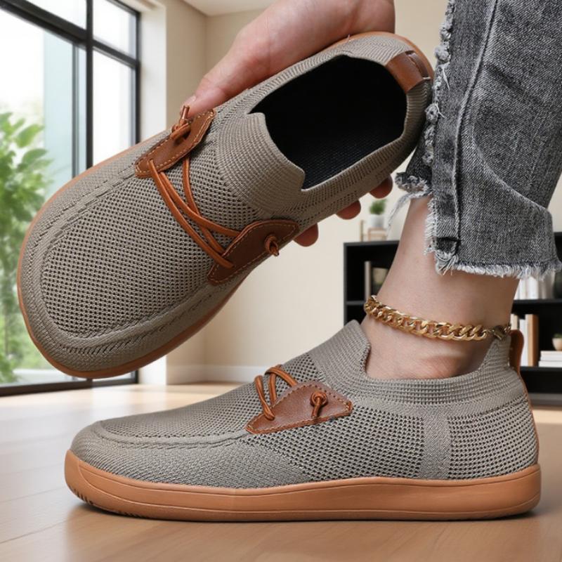 

Женская обувь с широким носком, женская обувь для ходьбы с нулевым перепадом подошвы, дышащие нескользящие балетки, лоферы, обувь для вождения, tenis feminino frete gratis 37