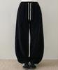 FUZZY SCAN Bear Corduroy Wide Pants