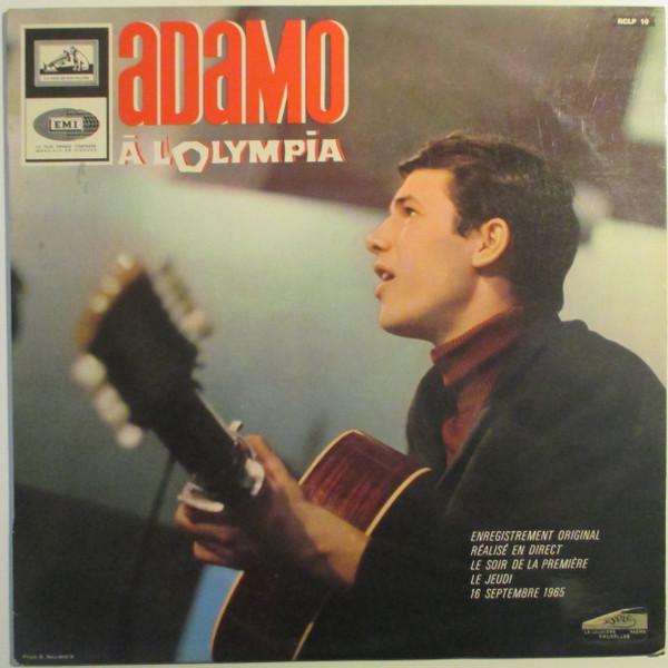 

Виниловая пластинка ADAMO Adamo LOlympia RCLP10 La Voix De Son 1965 Франция Поп Б/у