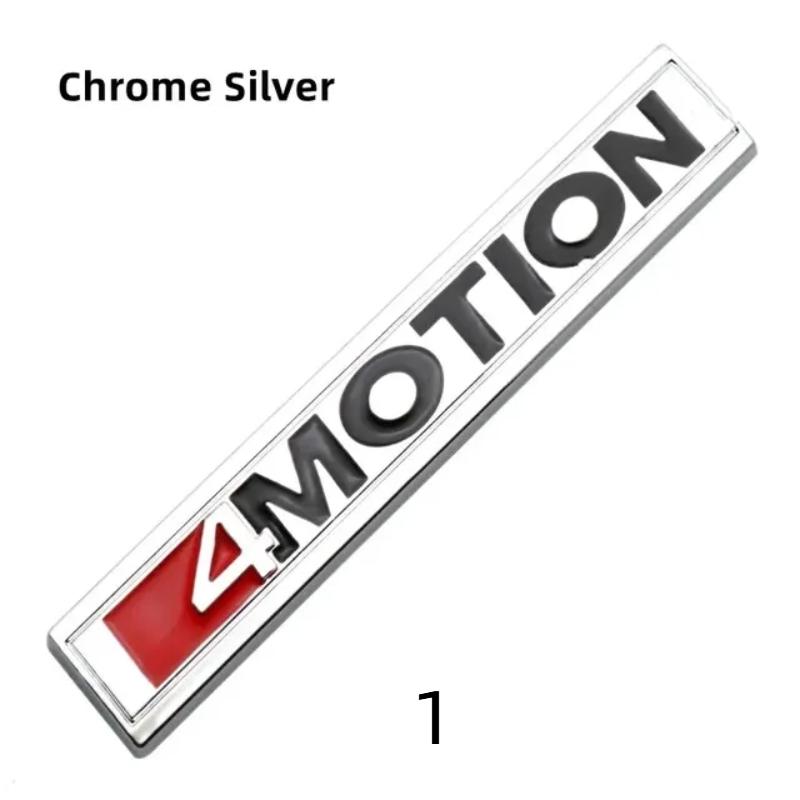 

3D металлический 4motion логотип задний багажник автомобиля эмблема наклейка наклейки 1