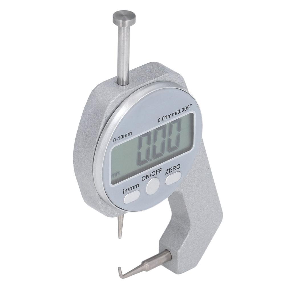 Thickness Gauge 0‑10MM Range LCD Screen Digital Display Curved Tip Mini Thickness Gauge