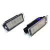 2Pcs Car LED Number Plate Light - Compatible With Clio Megane Master Laguna II Auto License Plate Lamp