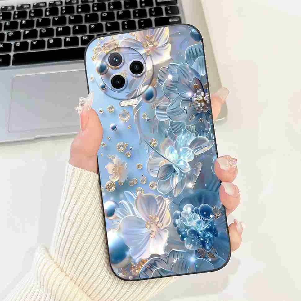 For Infinix Note 12 Pro 4G X676B 6.7" Case Colorful Flower Butterfly Soft Silicone Cover For Infinix Note12 2023 Bumper Casing