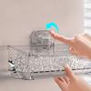 Towel Sink Drain Basket Dishcloth Sink Sponge Holder Durable Shelf Storage Rack  For Bathroom