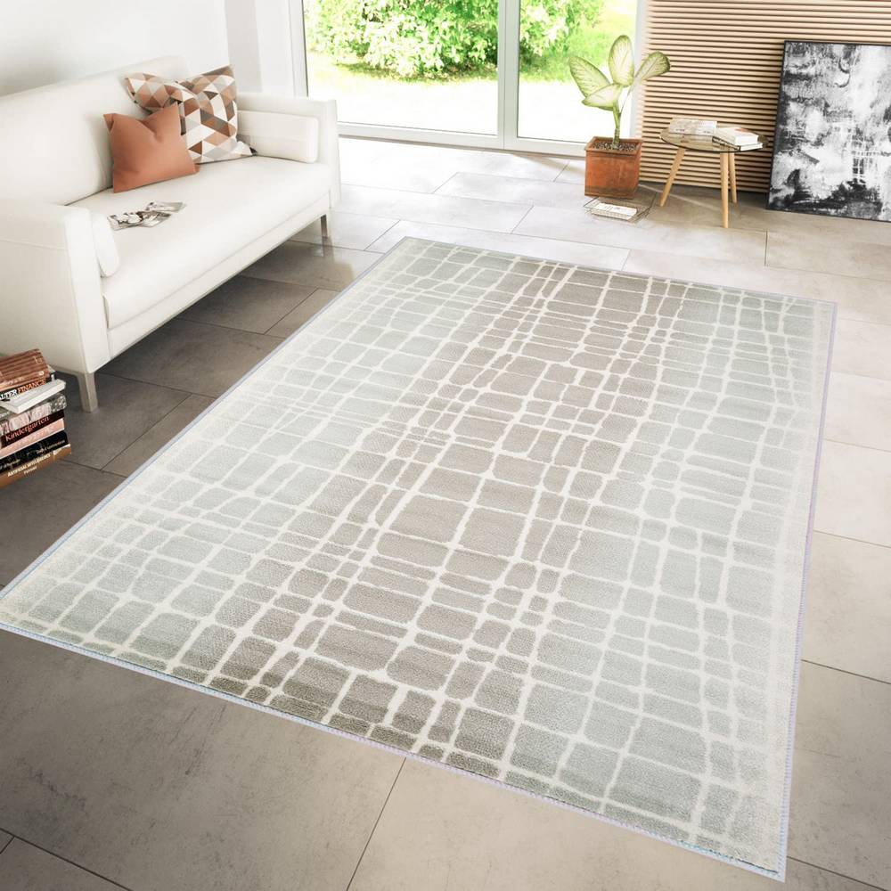 

Домашний моющийся ковер с принтом Eliana LNA1184 50x80 бежевый