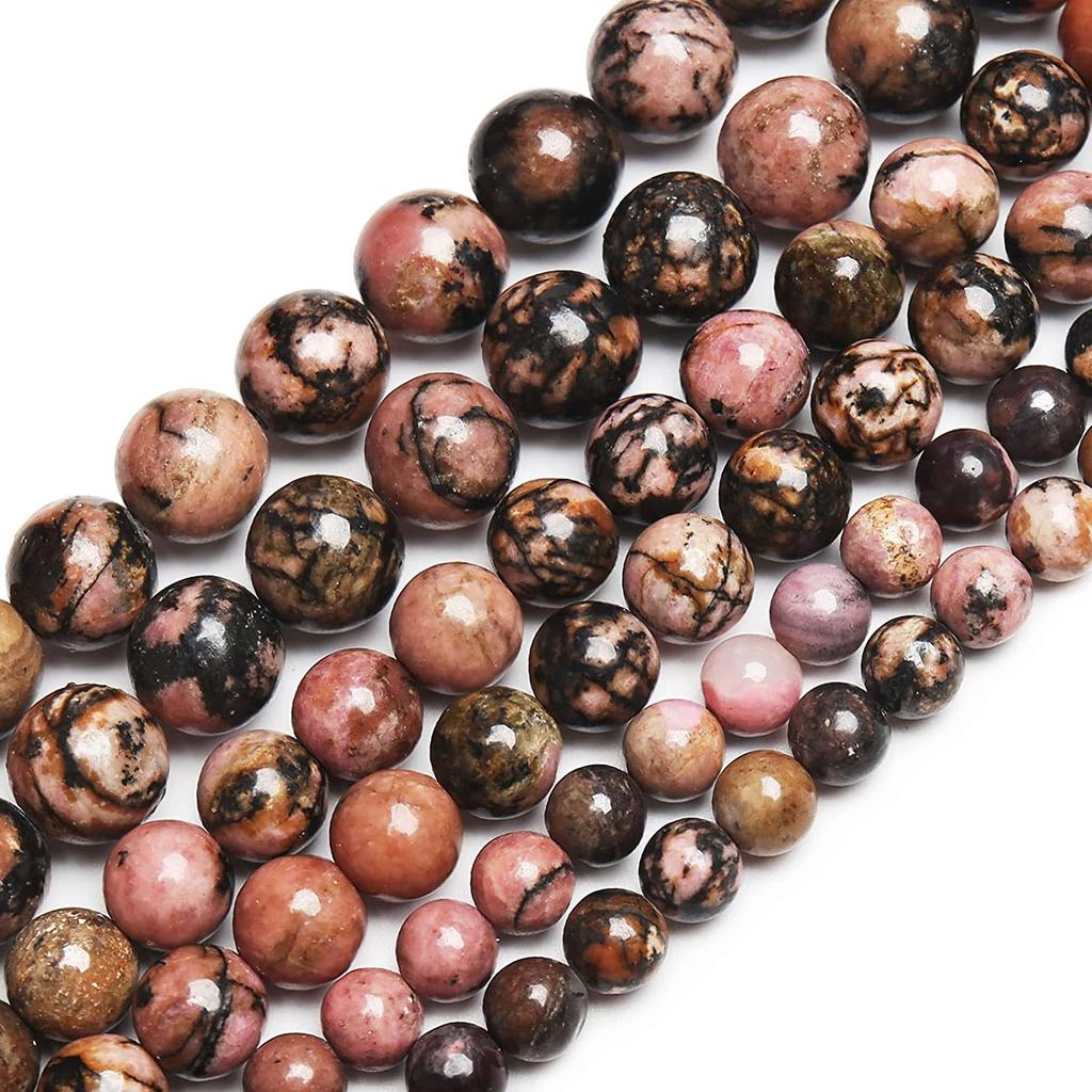 Newest Selling 2PCS Beads Natural Lava Stone Bracelets for Women Micro Pave Cz Ball Charms Bracelet Jewelry
