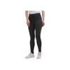 Adidas Womens Training Series Moisture-Wicking Comfortable Solid Color Knitted Sports Pants Women Pants Black CD3123