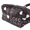 Cecil McBee Green Tote Bag, Women's Logo Pattern Mini Tote, CM121139, White